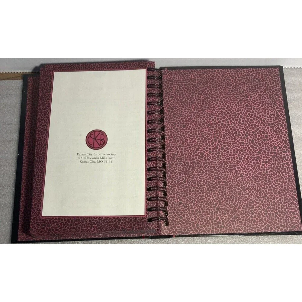 The Kansas City Barbeque Society Cookbook Hardcover Ring Bound 1996